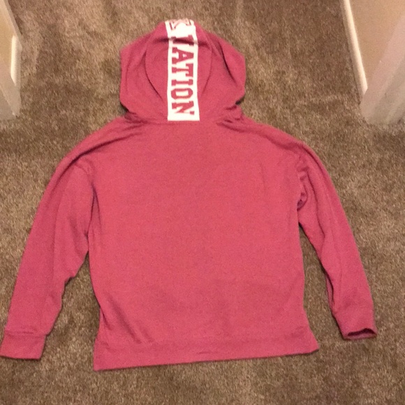 Pink Victoria’s Secret hooded sweatshirt - Picture 5 of 6